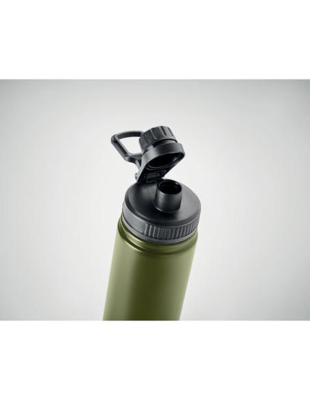 Botella agua de acero inoxidable Mbabane doble capa sin BPA asa y boquilla 500ml PERSONALIZABLE