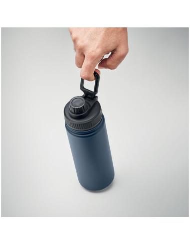 Botella agua de acero inoxidable Mbabane doble capa sin BPA asa y boquilla 500ml PERSONALIZABLE