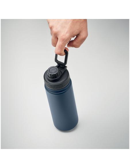 Botella agua de acero inoxidable Mbabane doble capa sin BPA asa y boquilla 500ml PERSONALIZABLE