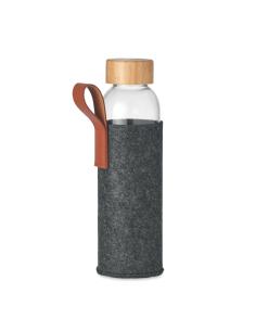 Botella de cristal Rabat con tapa de bambú y funda de PET reciclado sin BPA 500ml PERSONALIZABLE