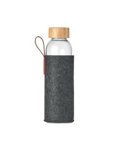 Botella de cristal Rabat con tapa de bambú y funda de PET reciclado sin BPA 500ml PERSONALIZABLE 2