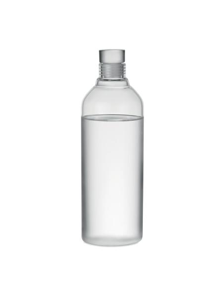Botella de cristal de borosilicato Prelog con tapa de cristal sin BPA 1 litro PERSONALIZABLE