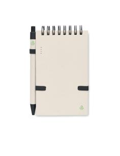 Libreta espiral A6 Montenegro con bolígrafo hecha con tetrabricks reciclados PERSONALIZABLE 2