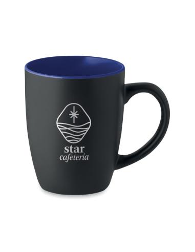 Taza cerámica bicolor Port Louis 290ml PERSONALIZABLE