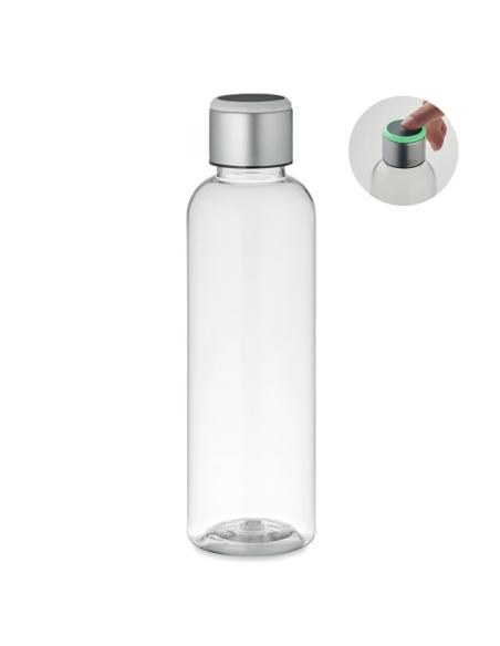Botella agua reutilizable tritán Botsuana con sensor recordatorio hidratación sin BPA 500ml PERSONALIZABLE