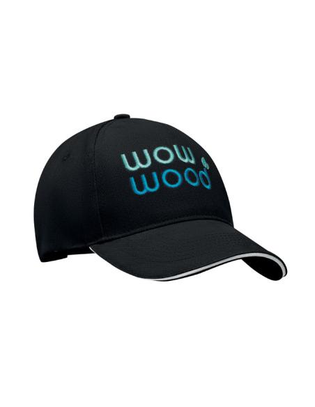 Gorra de algodón 260g/m2 Manchester adulto colores cierre hebilla PERSONALIZABLE