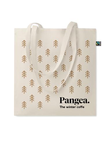 Bolsa de tela Torrevieja algodón 140g/m2 natur asas largas comercio justo PERSONALIZABLE