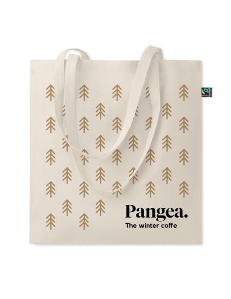 Bolsa de tela Torrevieja algodón 140g/m2 natur asas largas comercio justo PERSONALIZABLE