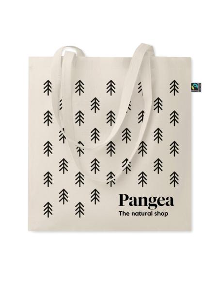Bolsa de tela Torrevieja algodón 140g/m2 natur asas largas comercio justo PERSONALIZABLE