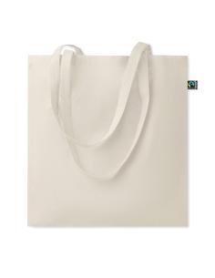 Bolsa de tela Alcalá algodón 180g/m2 natur asas largas comercio justo PERSONALIZABLE