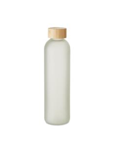 Botella de cristal Tirana especial sublimación con tapa de bambú sin BPA 650ml PERSONALIZABLE
