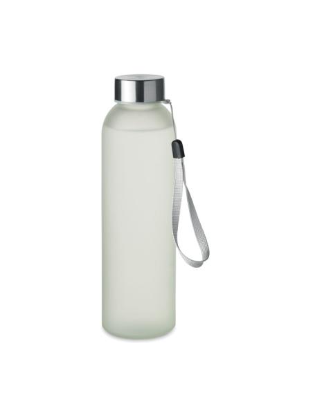Botella de cristal Albania especial sublimación con tapa de acero inox sin BPA 500ml PERSONALIZABLE