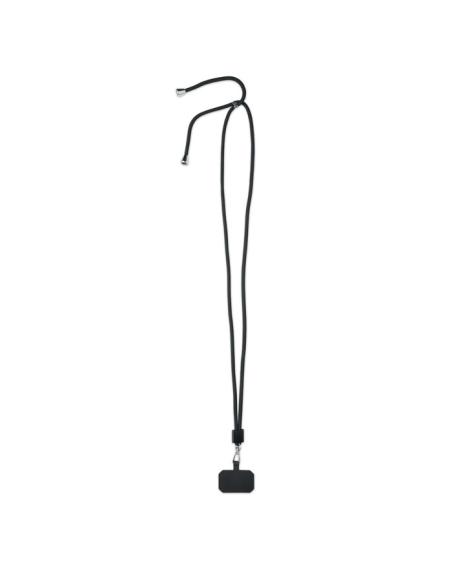 Lanyard de cordón de RPET Tübingen para móvil con placa metálica PERSONALIZABLE