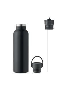 Botella agua de acero inoxidable reciclado Yamena doble capa con tapón adicional sin BPA 700ml PERSONALIZABLE 2