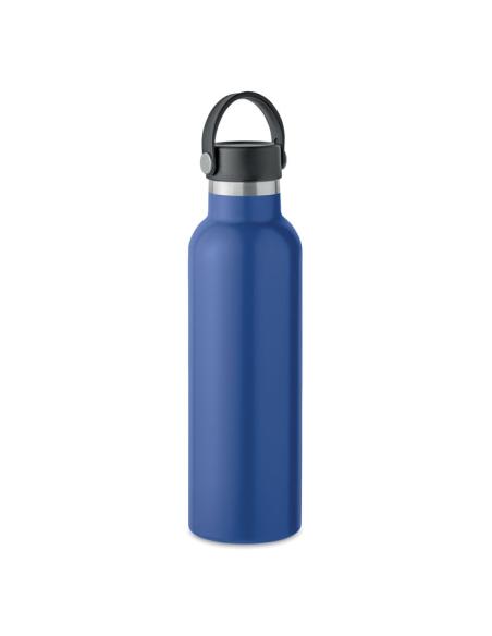 Botella agua de acero inoxidable reciclado Yamena doble capa con tapón adicional sin BPA 700ml PERSONALIZABLE