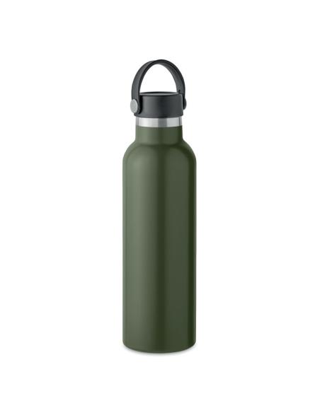 Botella agua de acero inoxidable reciclado Yamena doble capa con tapón adicional sin BPA 700ml PERSONALIZABLE