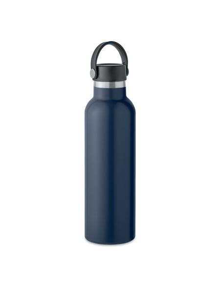 Botella agua de acero inoxidable reciclado Yamena doble capa con tapón adicional sin BPA 700ml PERSONALIZABLE