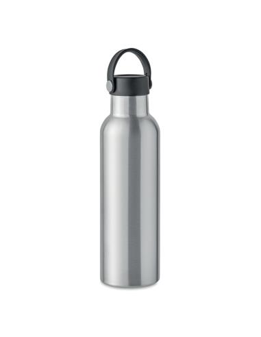 Botella agua de acero inoxidable reciclado Yamena doble capa con tapón adicional sin BPA 700ml PERSONALIZABLE