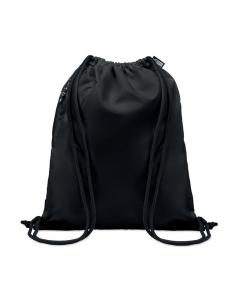 Bolsa grande de RPET Bengaluru con cuerdas gruesas y bolsillo lateral PERSONALIZABLE