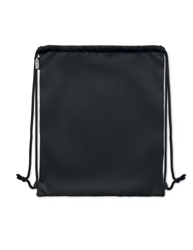 Bolsa grande de RPET Bengaluru con cuerdas gruesas y bolsillo lateral PERSONALIZABLE