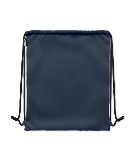 Bolsa grande de RPET Bengaluru con cuerdas gruesas y bolsillo lateral PERSONALIZABLE