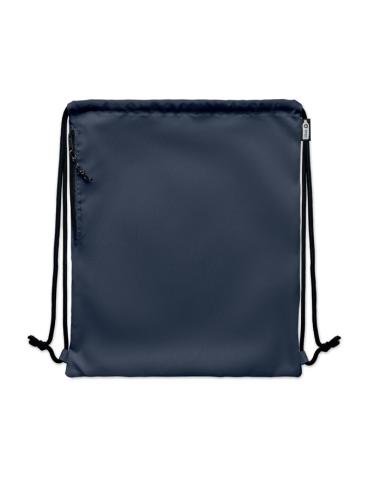 Bolsa grande de RPET Bengaluru con cuerdas gruesas y bolsillo lateral PERSONALIZABLE