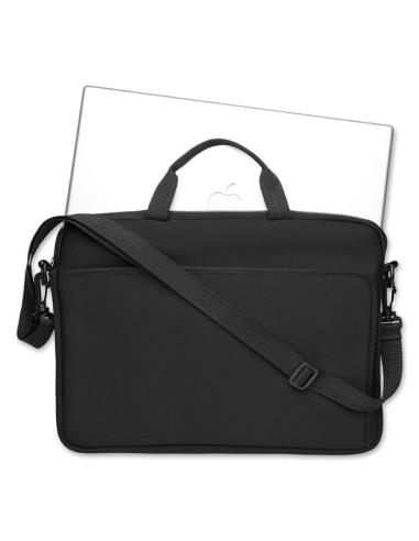 Bolsa reutilizable de neopreno Yaundé para portátil 14" asas cortas y bandolera PERSONALIZABLE