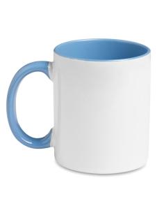 Taza cerámica Jena sublimación asa color 300ml PERSONALIZABLE 2