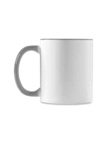 Taza cerámica Jena sublimación asa color 300ml PERSONALIZABLE