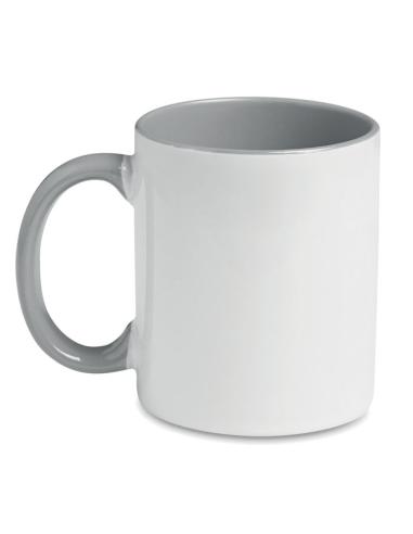 Taza cerámica Jena sublimación asa color 300ml PERSONALIZABLE