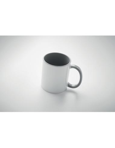 Taza cerámica Jena sublimación asa color 300ml PERSONALIZABLE