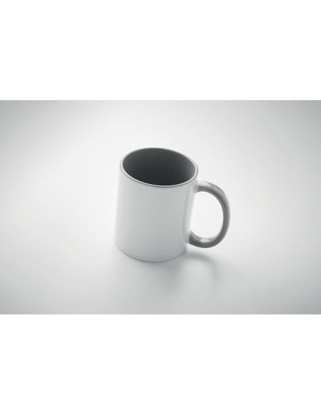 Taza cerámica Jena sublimación asa color 300ml PERSONALIZABLE
