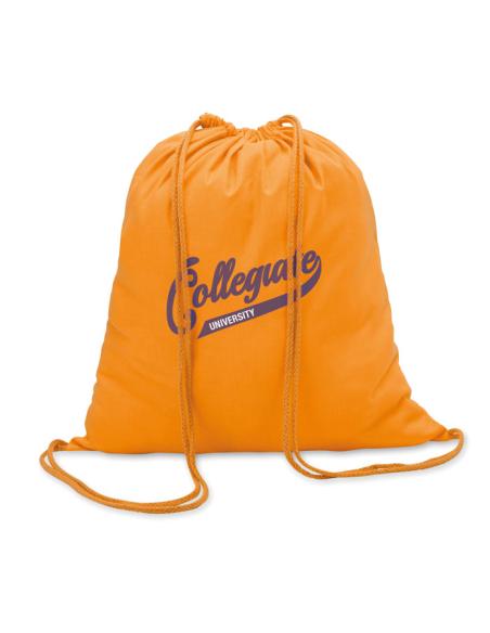 Bolsa de tela Ston algodón con cuerdas 100g/m2 colores PERSONALIZABLE