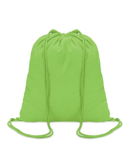 Bolsa de tela Ston algodón con cuerdas 100g/m2 colores PERSONALIZABLE