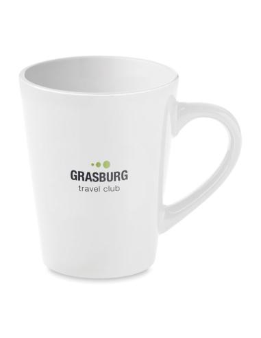 Taza de cerámica Tainan cónica 180ml PERSONALIZABLE