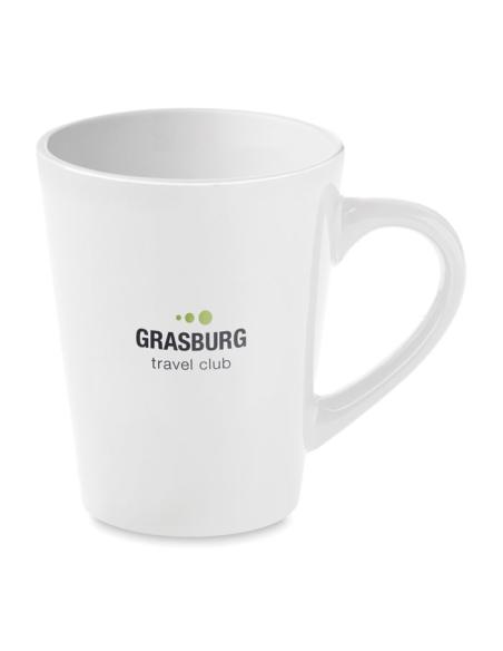 Taza de cerámica Tainan cónica 180ml PERSONALIZABLE