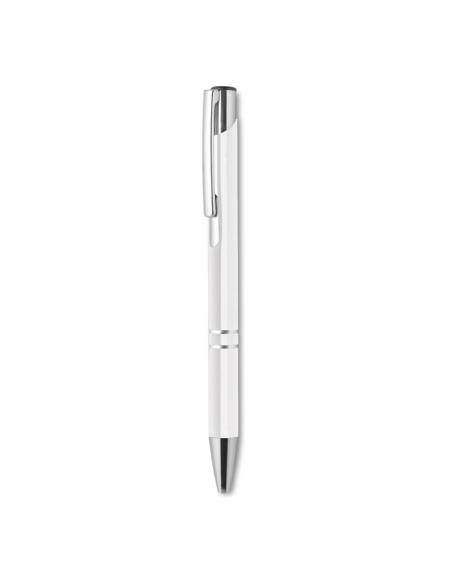 Bolígrafo reutilizable automático de aluminio Iserlohn con pulsador PERSONALIZABLE