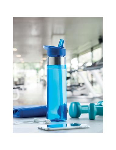 Botella agua reutilizable tritán Neuss con boquilla 650ml PERSONALIZABLE
