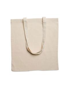 Bolsa de tela Bilbao algodón 140g/m2 natur asas largas PERSONALIZABLE