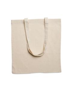 Bolsa de tela Bilbao algodón 140g/m2 natur asas largas PERSONALIZABLE 2