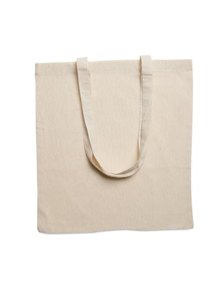 Bolsa de tela Bilbao algodón 140g/m2 natur asas largas PERSONALIZABLE