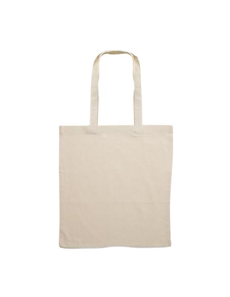 Bolsa de tela Bilbao algodón 140g/m2 natur asas largas PERSONALIZABLE