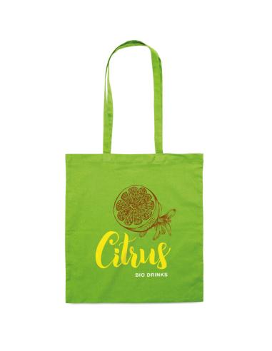 Bolsa de tela Albacete algodón 140g/m2 asas largas colores PERSONALIZABLE