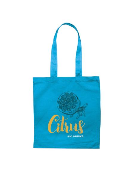 Bolsa de tela Albacete algodón 140g/m2 asas largas colores PERSONALIZABLE