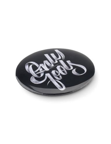 Chapa metálica pequeña Katoomba con aguja PERSONALIZABLE