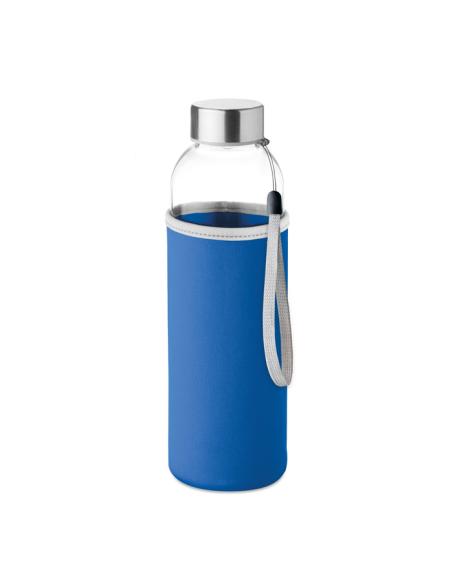 Botella agua de cristal Varanasi con funda de neopreno sin BPA 500ml PERSONALIZABLE