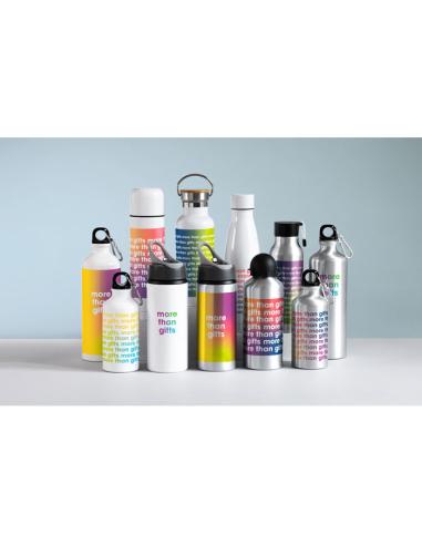 Botella agua de acero inoxidable Witten doble capa con tapa de bambú sin BPA 500ml PERSONALIZABLE