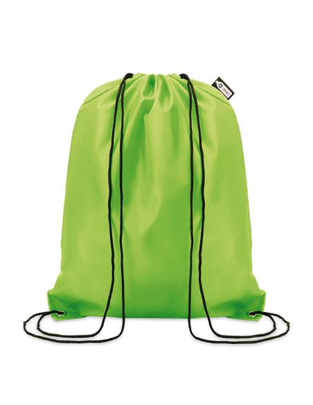 Bolsa de RPET Benkovac con cuerdas PERSONALIZABLE