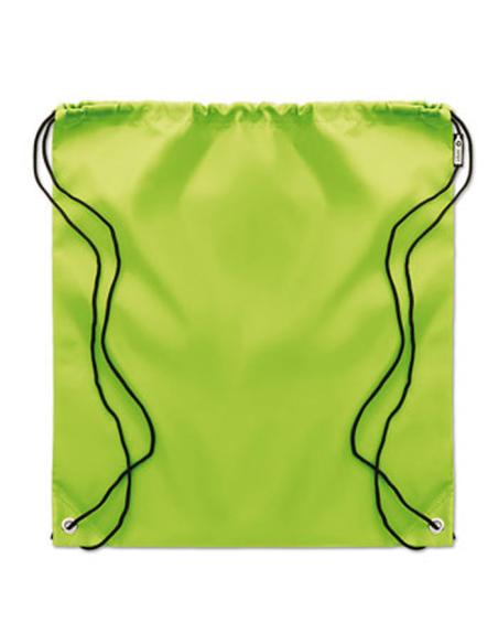 Bolsa de RPET Benkovac con cuerdas PERSONALIZABLE