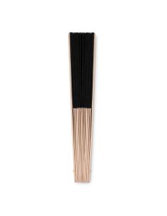Abanico Mojácar de varillas de madera y tela de poliéster en colores PERSONALIZABLE 2